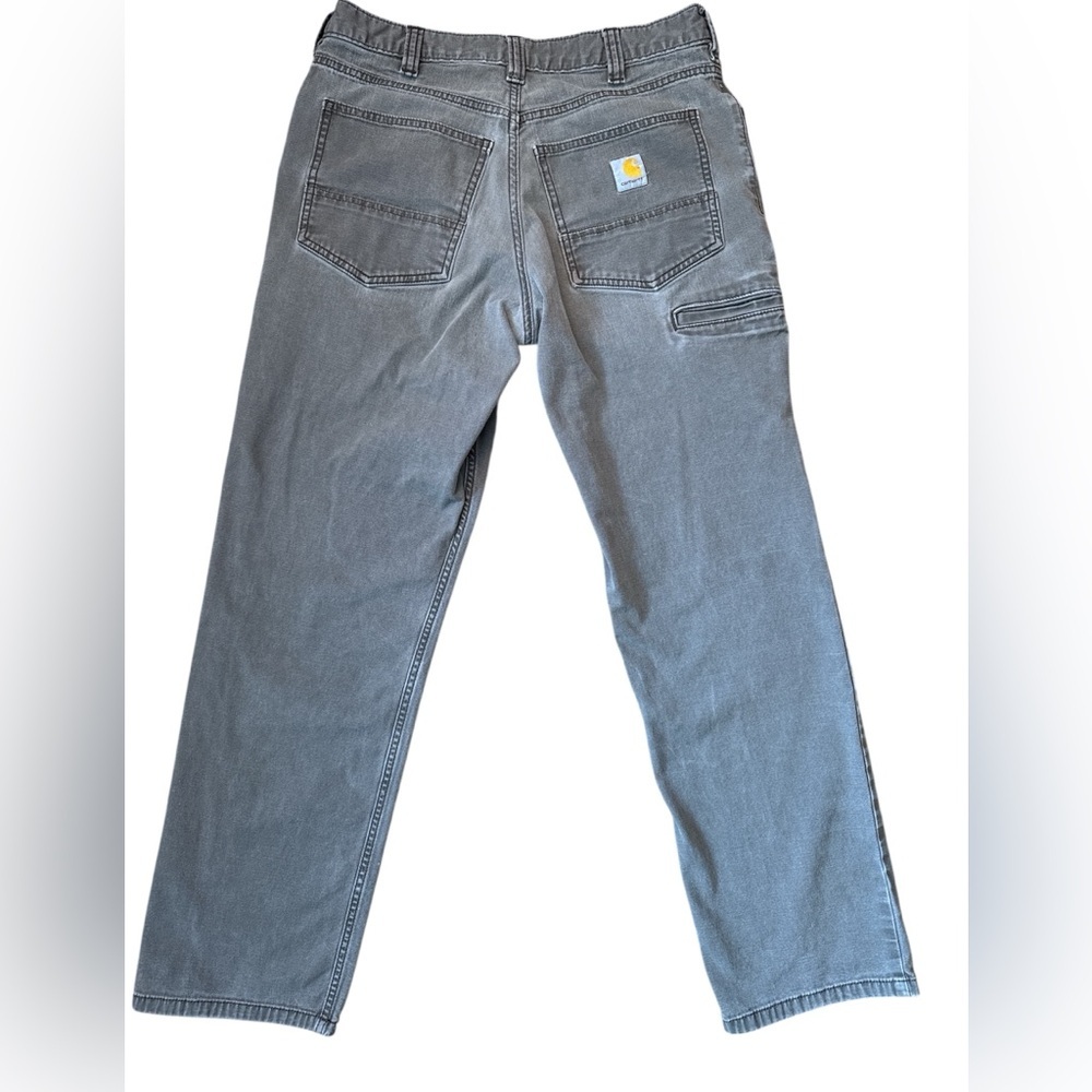 Carhartt Men's Relaxed Fit Gray Jeans 32